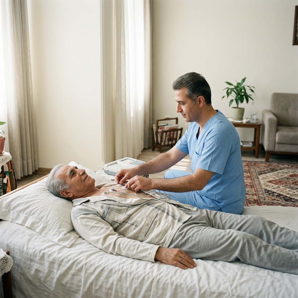 انجام نوار قلب در منزل توسط پرستار متخصص