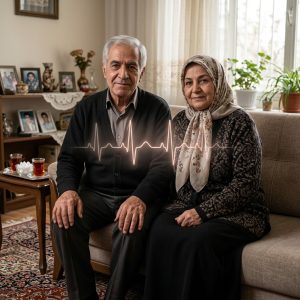 معاینه بالینی و بررسی علائم بیماریهای قلبی مزمن و خاموش در منزل توسط پزشک متخصص حامی درمان